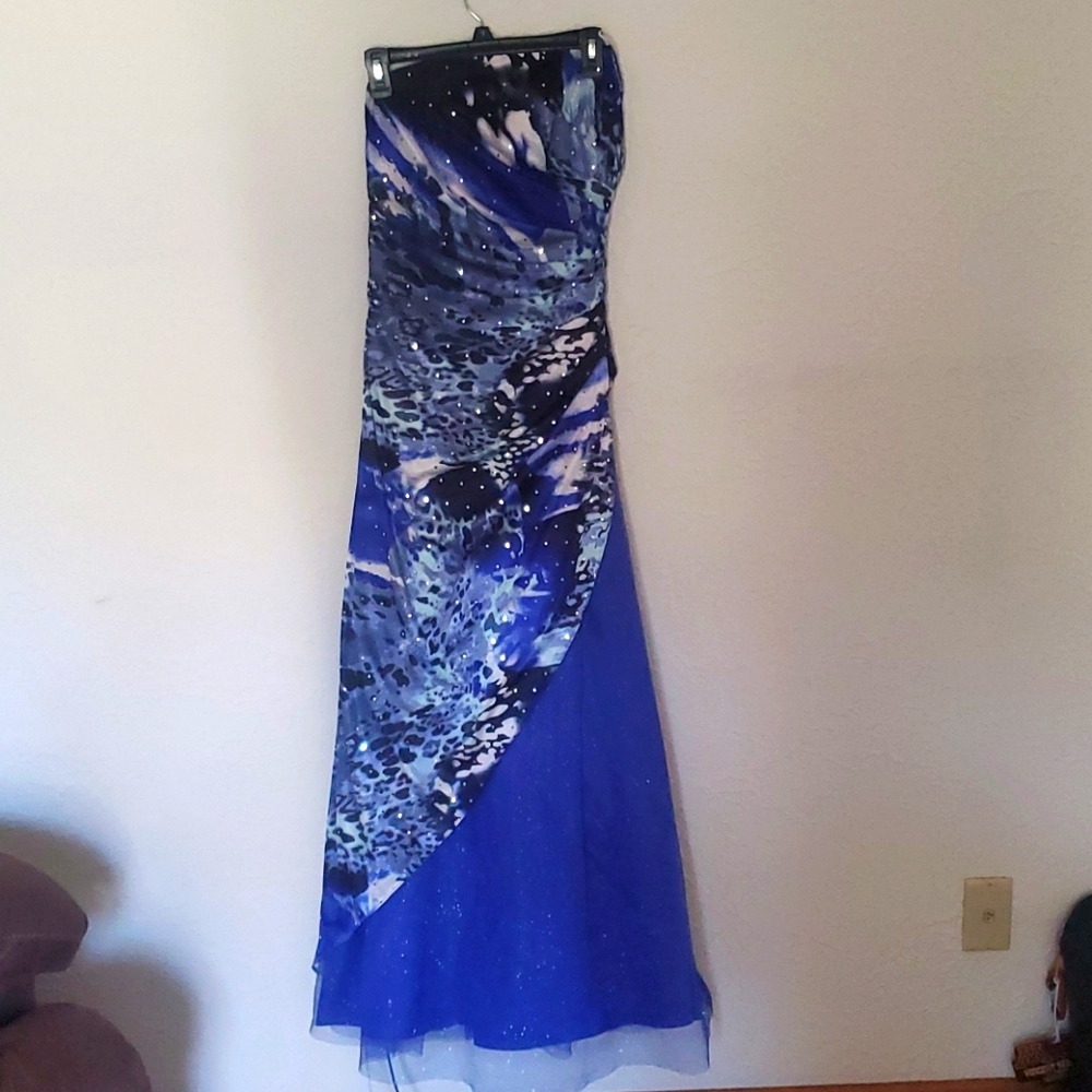 Deb Royal Blue Dress Size 7/8